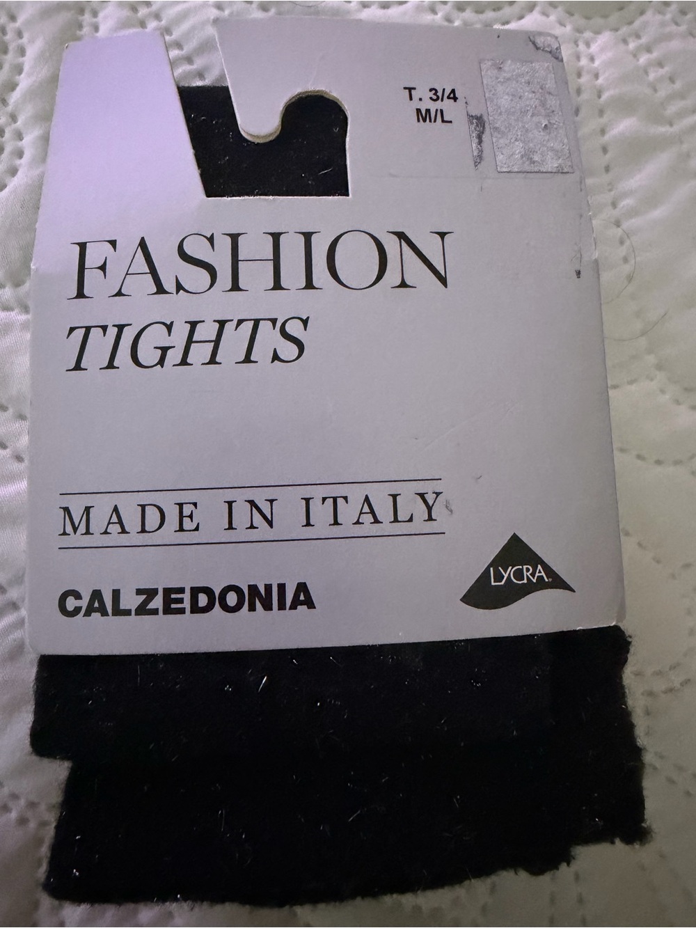 Calzedonia Women's Fashion Glitter Tights — Black